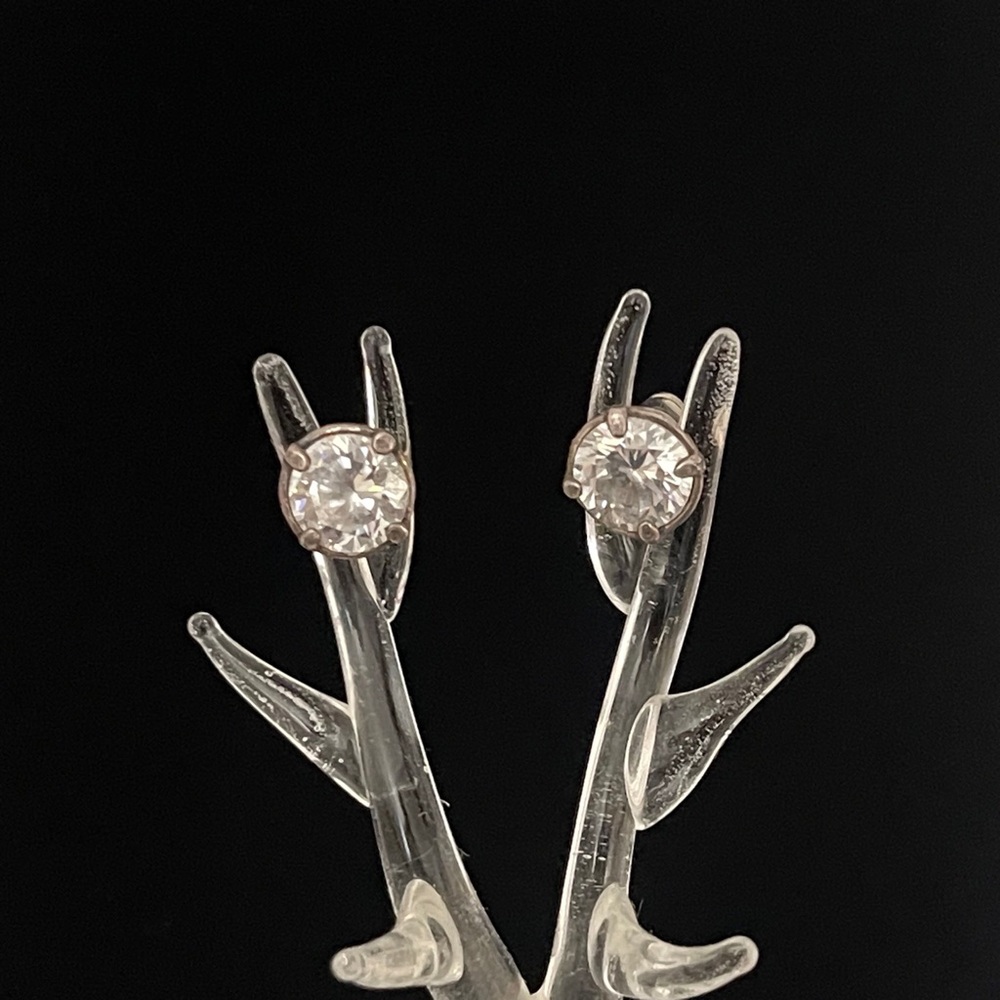 Brighton Post earrings . Vintage brilliance 9mm earrings.